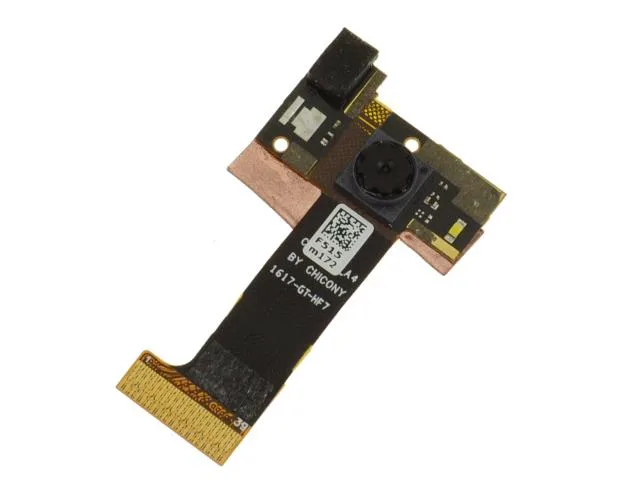 Small rectangular Dell front camera module, silver finish