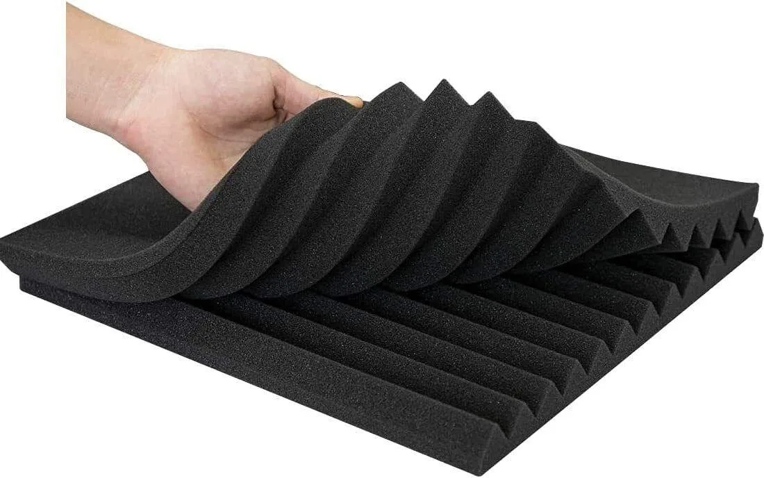 BFKK BFKK 48 Pack Acoustic Foam Wedge Panels 12" 1" Thick — product photo