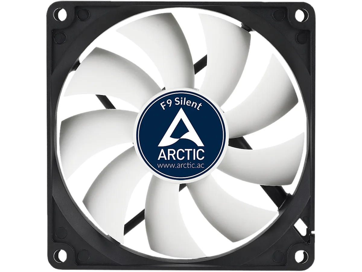 ARCTIC COOLING ARCTIC COOLING F9 Silent 92mm Case Fan 1000 RPM 21.2 CFM 0.08 Sone 3 Pin — product photo