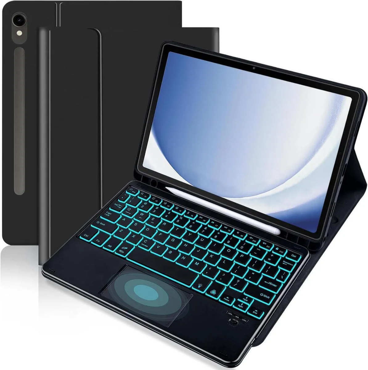 Werleo Werleo SM-X620/X626B/X626 keyboard case with trackpad 7-color backlit removable keyboard 13.1 inch — product photo