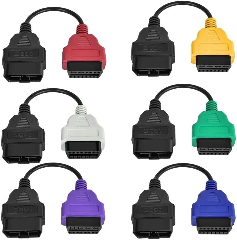 TAURKENAM TAURKENAM 6PCS MultiECUScan OBD2 Adapter Cable Set car electronics accessory — product photo