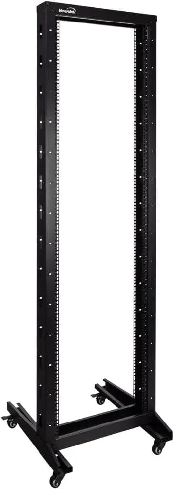 PISKEKAT PISKEKAT 42U 2-Post Open Frame Server Rack 19 Inch 330lbs Black — product photo