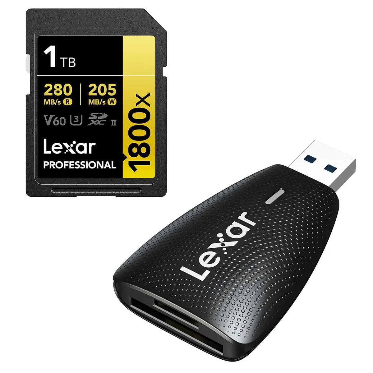 Lexar Lexar Professional 1800x 1TB UHS-II SDXC GOLD Series memory card — product photo