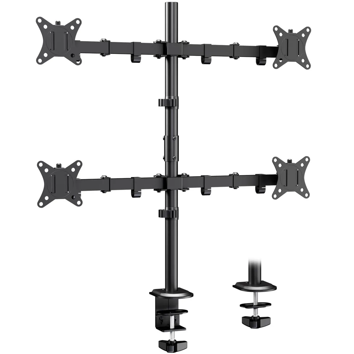PUTORSEN PUTORSEN Quad Monitor Stand 17-32" 31.7" pole Black — product photo