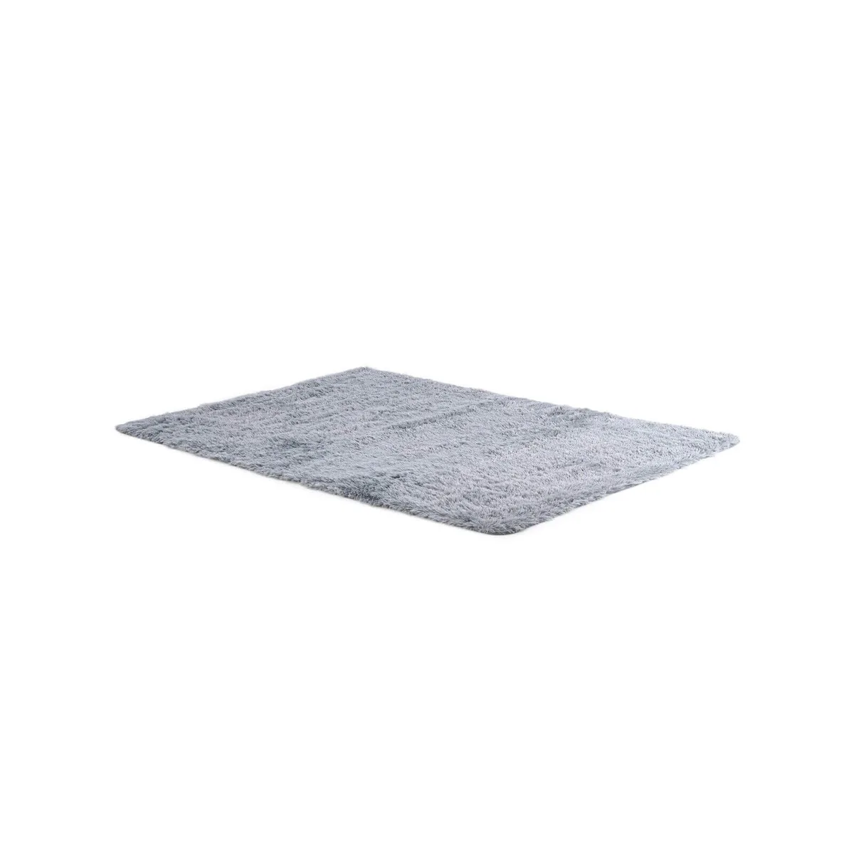 SlickBlue SlickBlue 5 x 7 ft Gray Shag Area Rug — product photo