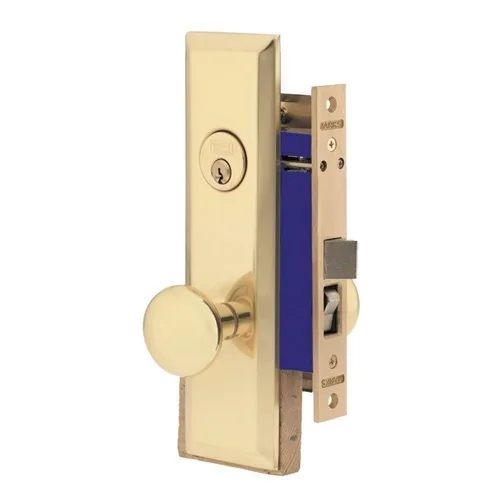 Marks USA Marks USA 114D/3 Polished Brass Left Hand Mortise Door Lock — product photo