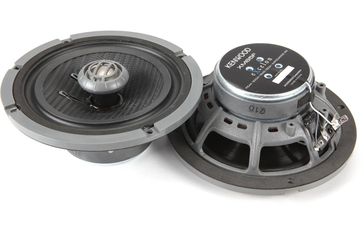 KENWOOD Kenwood XM65F 6.5" Coaxial Speakers Street Glide Grilles — product photo