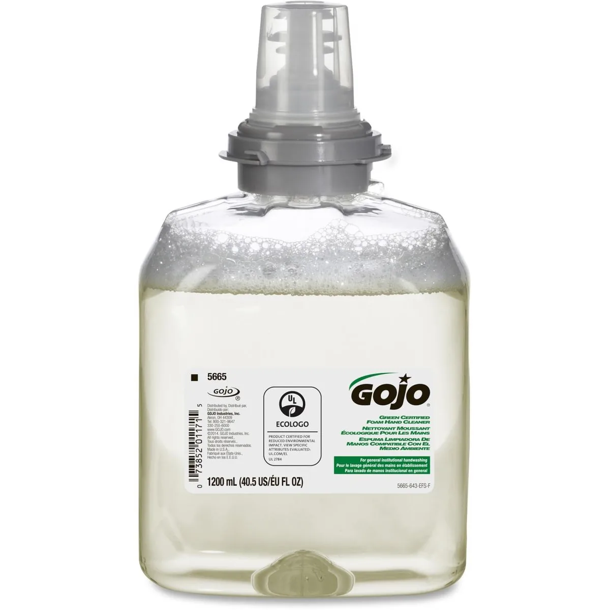 GOJO GOJO 566502CT Green Certified Foam Soap TFX Refill 1200 mL 2 Pack — product photo