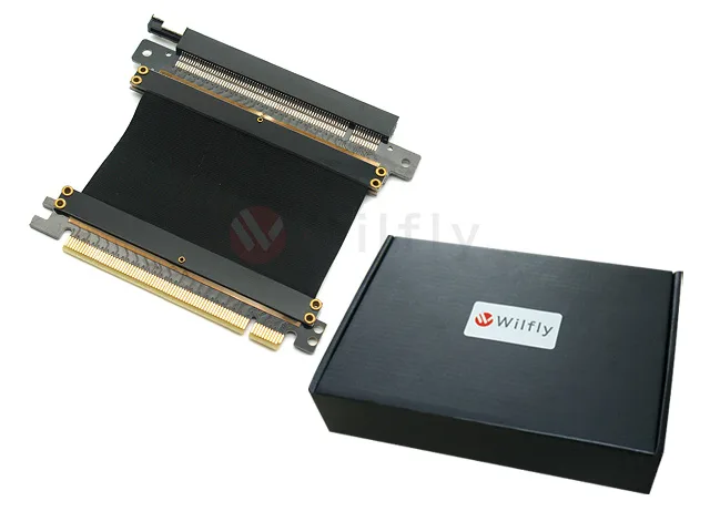 Wilfly Wilfly 50mm PCIe 3.0 x16 extender riser cable — product photo