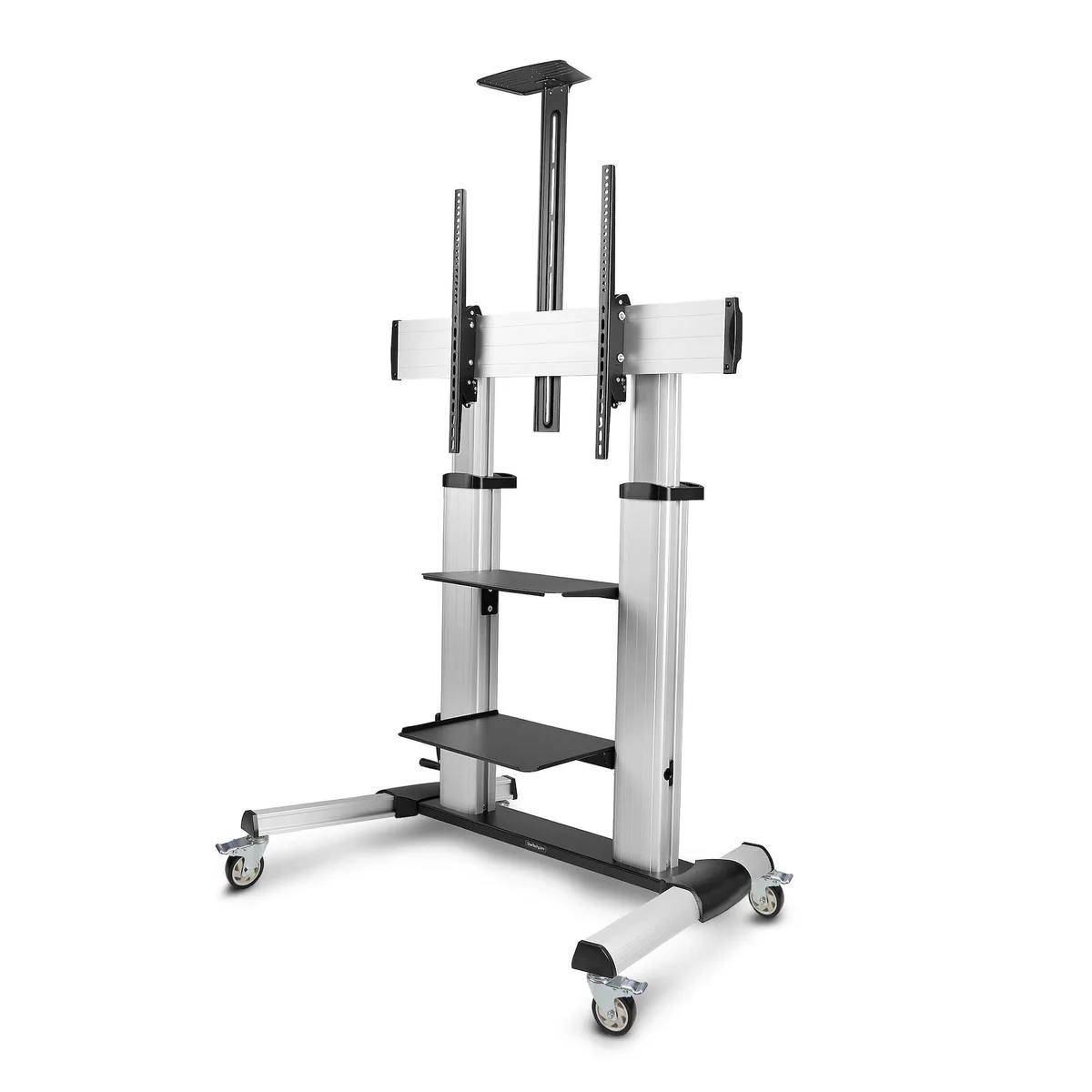 STARTECH STARTECH 1110C-MOBILE-TV-CART TV cart 60-100in 220lb height adjustable 47.2-65in — product photo