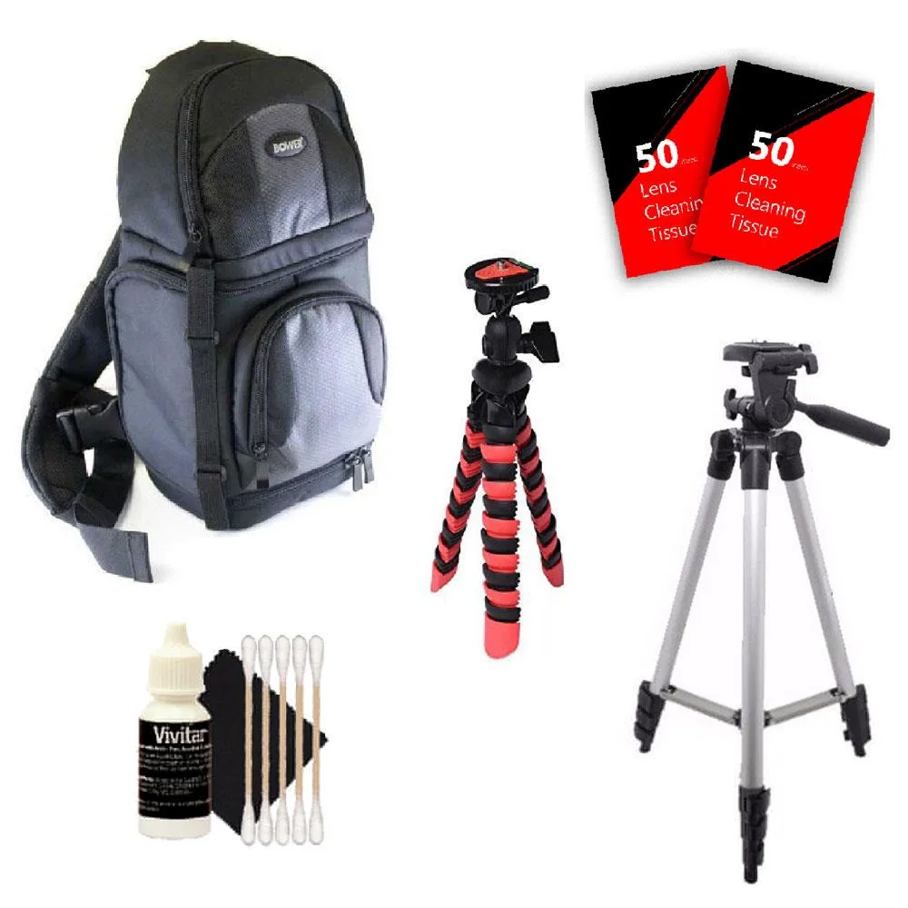 Vivitar Vivitar Tall Flexible Tripod Backpack 50-inch 12 Flexi Tripod 360 flexible legs camera accessory — product photo
