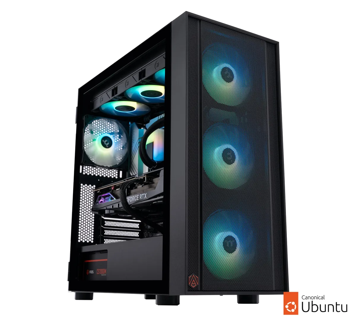 ABS ABS EAI14700F4080S desktop PC i7-14700F RTX 4080 Super 64GB 2TB Ubuntu — product photo