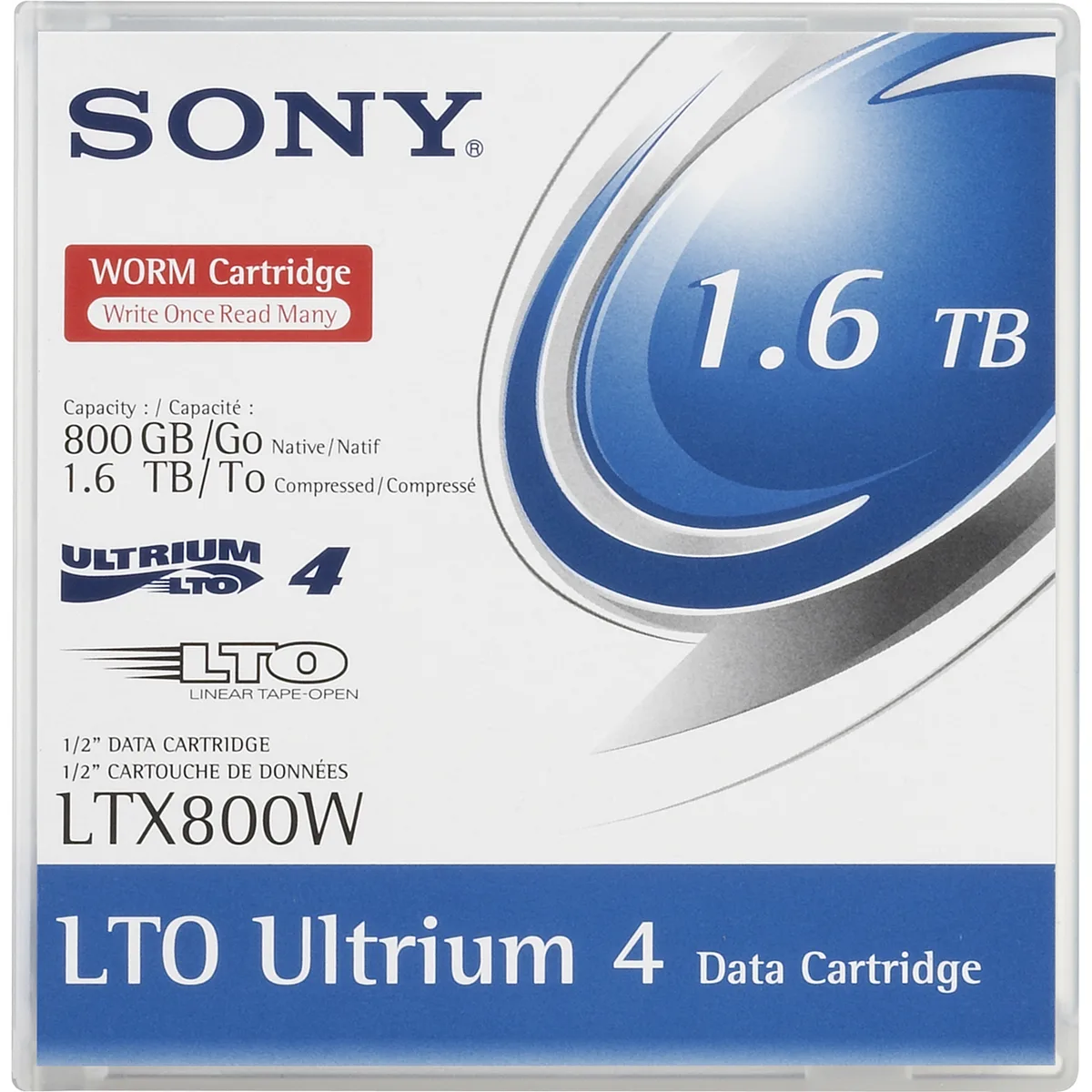 Sony Sony LTX800W LTO Ultrium 4 Backup Media 800/1600GB — product photo