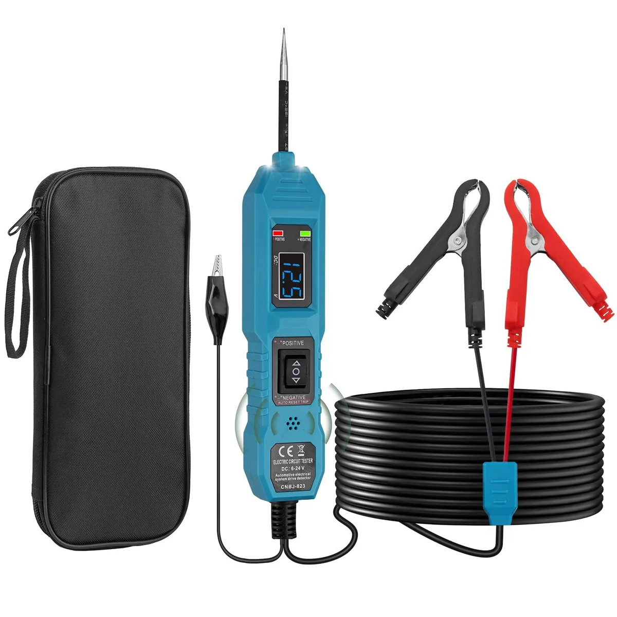  Automotive Power Circuit Probe Tester Pro DC 6V 12V 36V electrical system tool — product photo