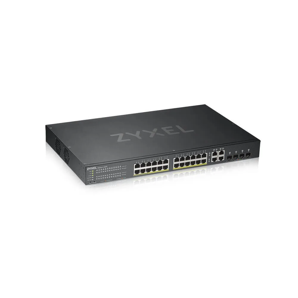 ZyXEL ZyXEL GS1920-24HPV2 24-port Gigabit PoE+ network switch 375W 4 SFP — product photo