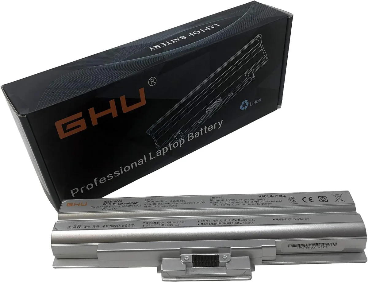 NShi NShi GHU-VGP-BPS13-SVoltage 11.1V 58Wh laptop battery — product photo