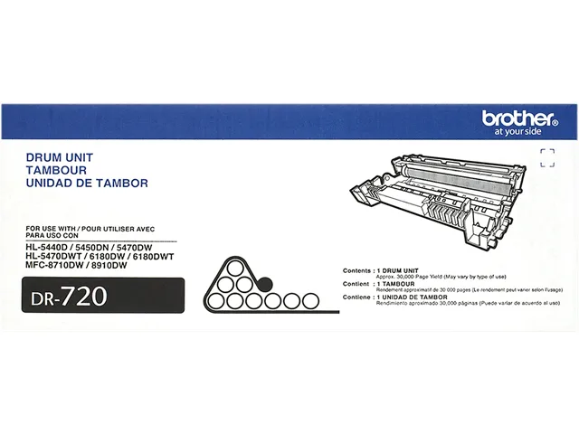 Brother Brother DR720 Drum Unit Black 30000 Pages toner cartridges (genuine brands) — product photo