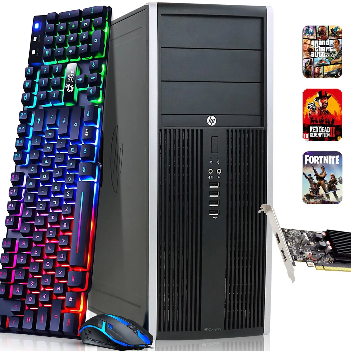 HP HP Compaq Pro/Elite Tower desktop PC Intel Core i5-3470 16 GB DDR4 512 GB SSD GTX 1660 SUPER Windows 10 Pro — product photo