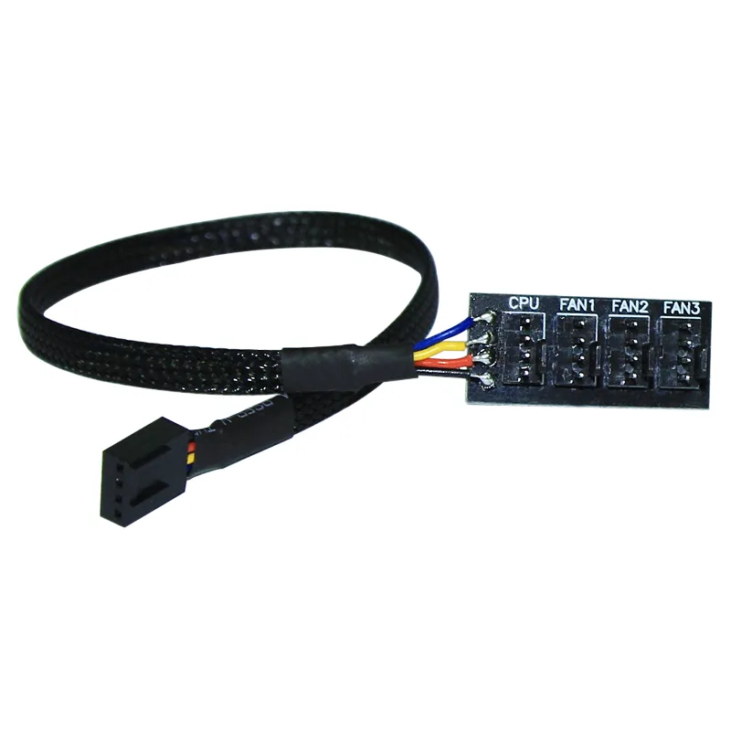 EN-Labs EN-Labs 11-001-245 30 cm 1-to-4 PWM Fan Hub Splitter Cable — product photo