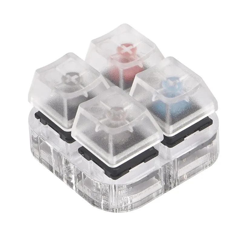YINGHUA YINGHUA 4-Key Cherry MX Switch Tester Kit Clear Keycaps — product photo