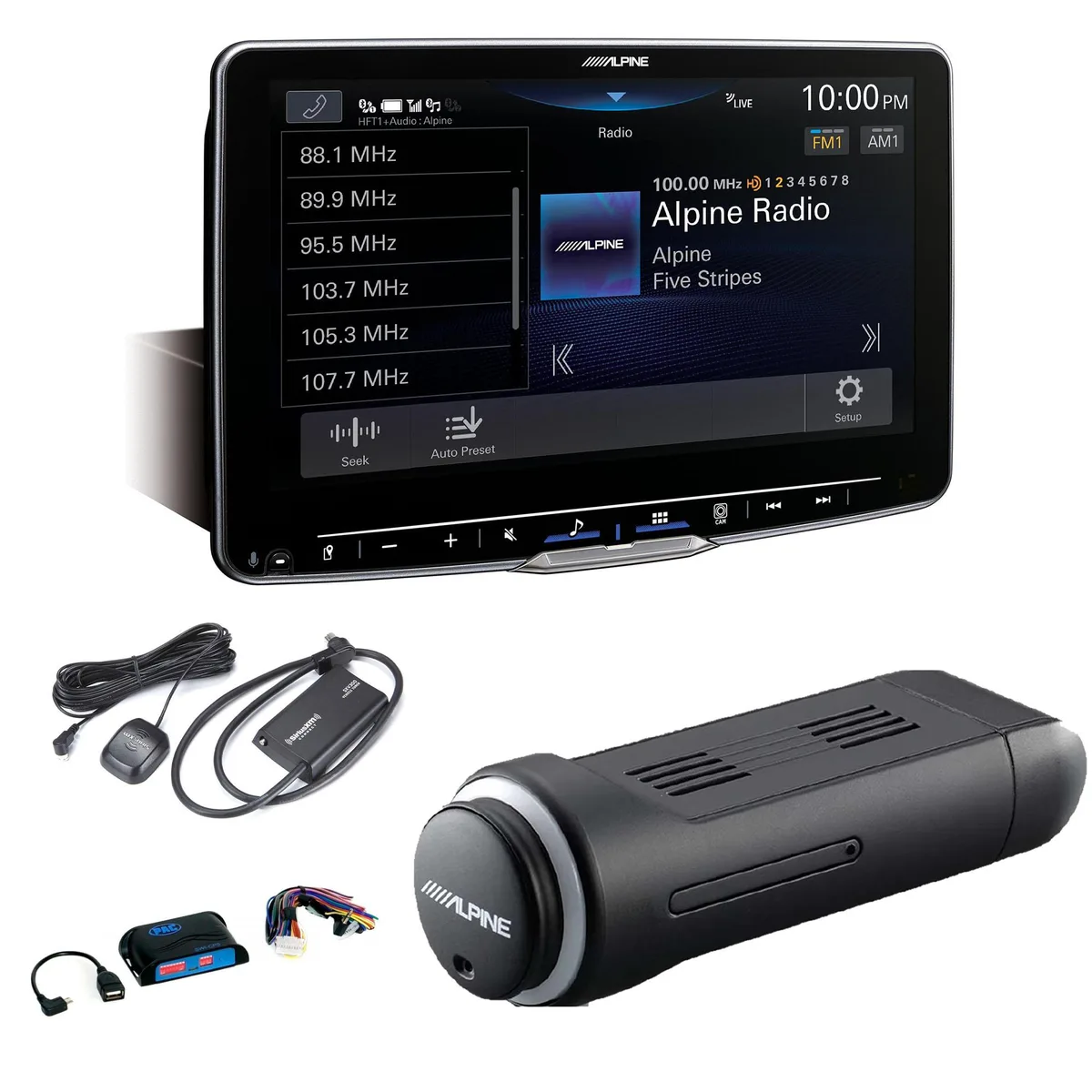 Alpine Alpine iLX-F511 Halo11 11" Receiver with KTX-NS01 Nav Module — product photo