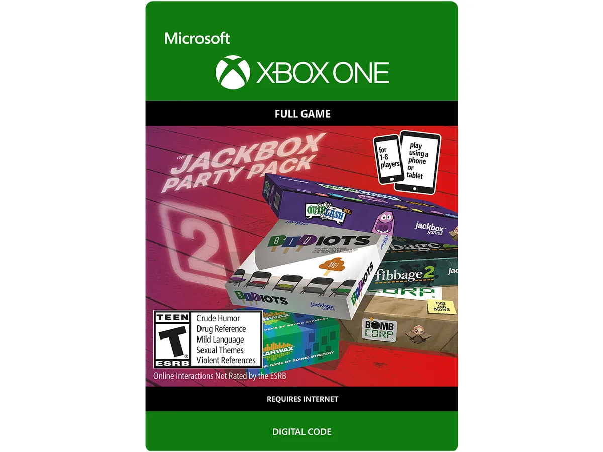 Microsoft Microsoft The Jackbox Party Pack 2 Xbox One Digital Code 6JN-00023 downloadable game — product photo
