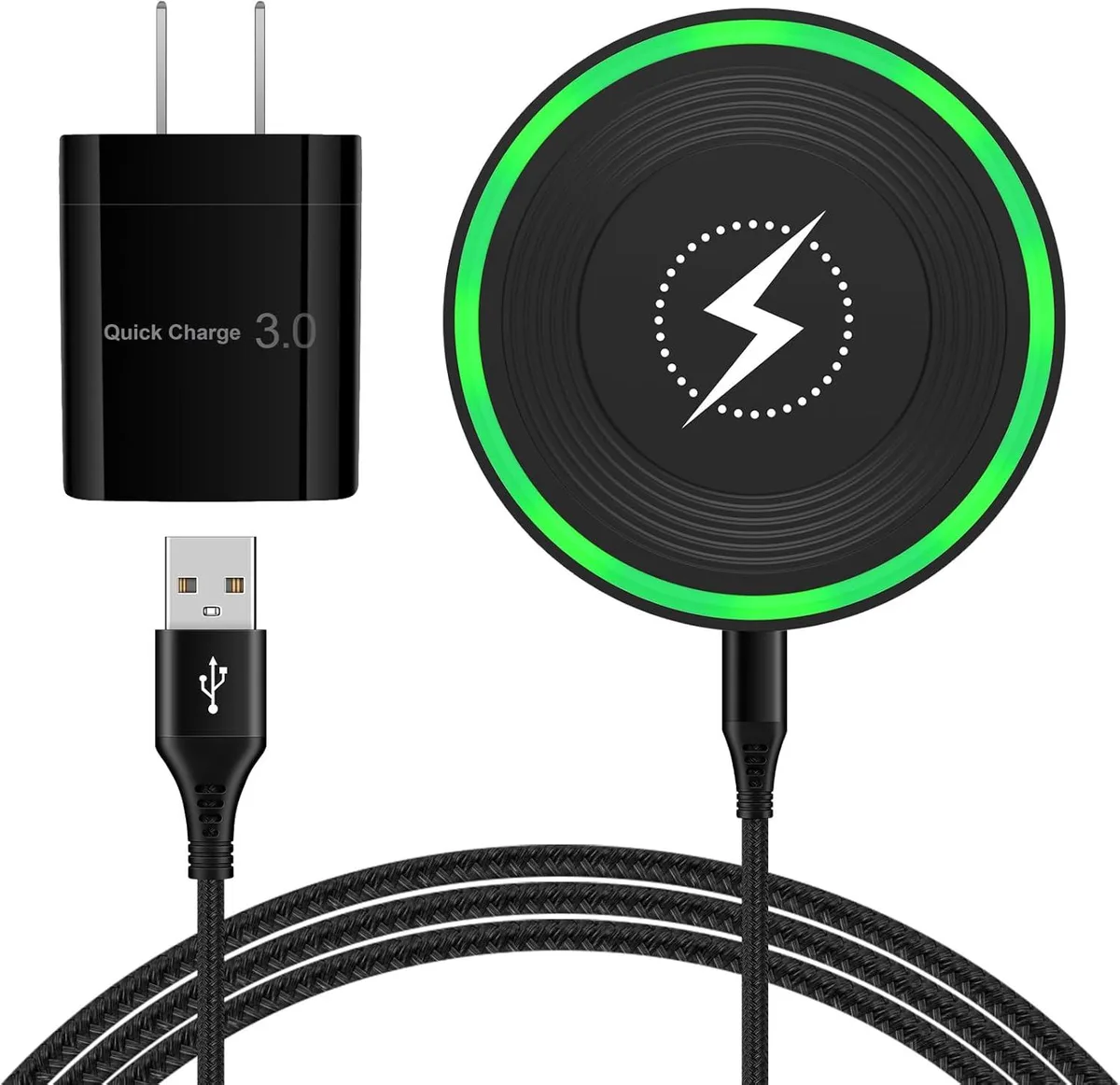 Luisport Luisport 15W Wireless Charger Pad with Adapter — product photo