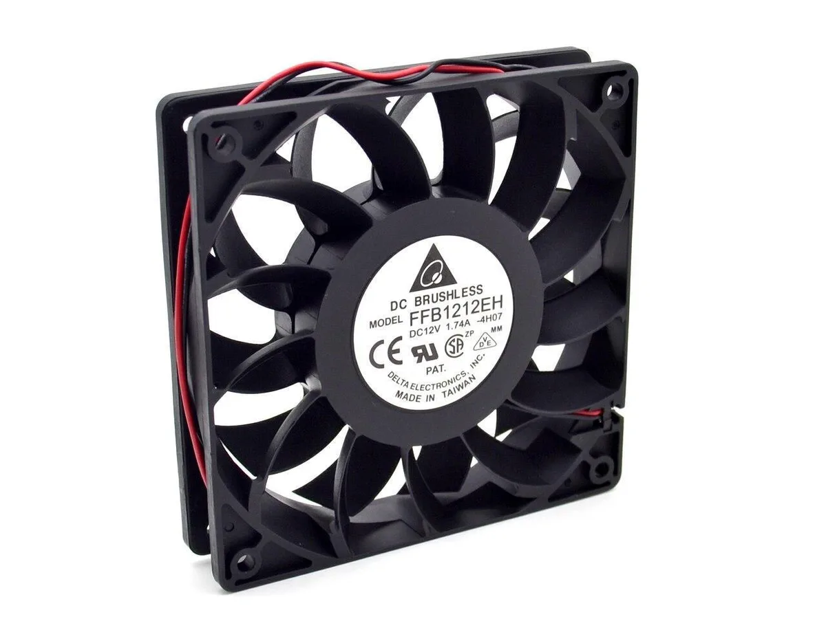 Fans Fans FFB1212EH 12V 1.74A 12025 dual ball bearing case fan — product photo