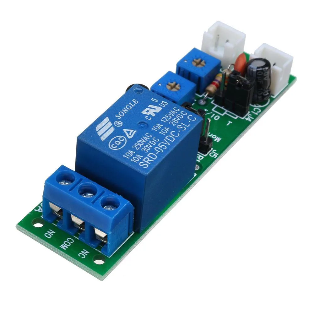 Hetai Tech Hetai Tech JK11S-100S-5V 10A 0-100s Adjustable Delay Timer Relay Module — product photo