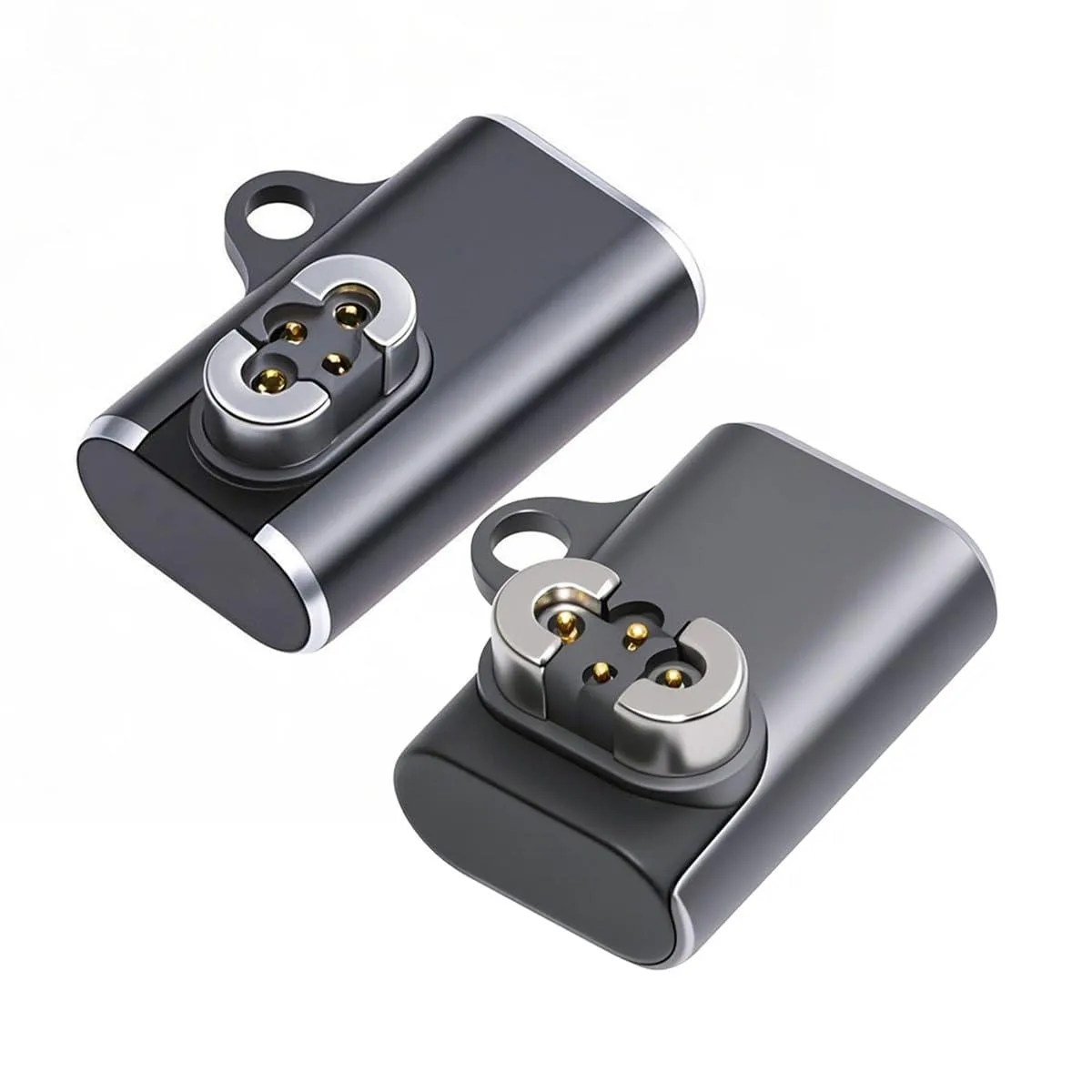 Fervit Fervit USB-C Female to 2.5 mm 4-Pin Shaoyin Adapter 5V 1.0 A 2-Pack Vertical Horizontal — product photo