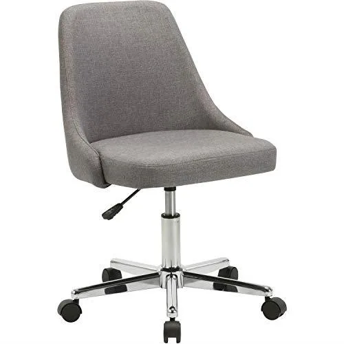 Lorell Lorell LLR68571 Armless Low Back Chair Gray Fabric 22.5 x 24.4 x 31.5 in — product photo