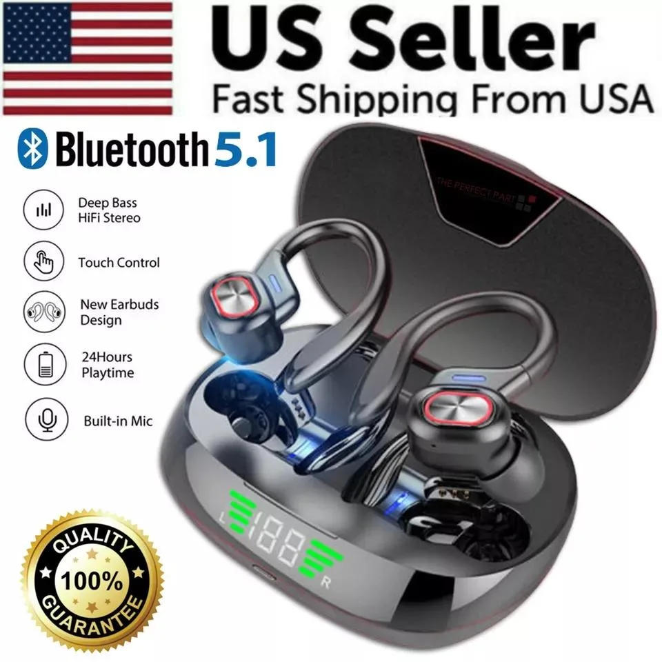 NShi NShi Bluetooth 5.1 True Wireless Earbuds Black — product photo
