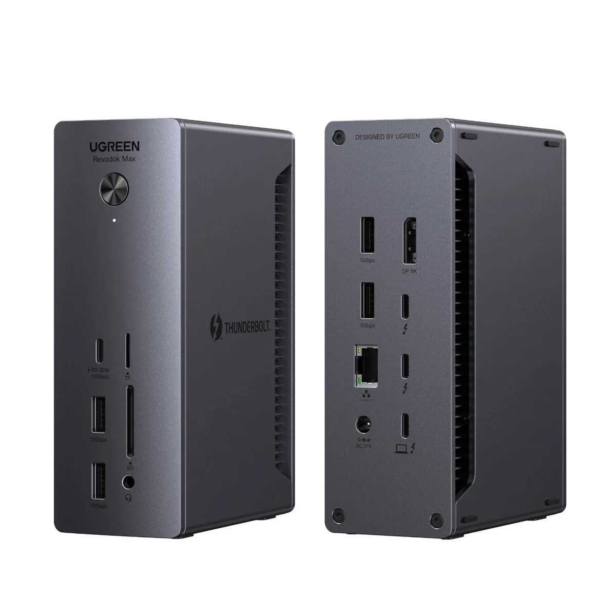 Vszerda Vszerda Thunderbolt 4 Dock 13-in-1 40Gbps 90W 2.5GbE SD/TF 4.0 Model 25054A Gray — product photo