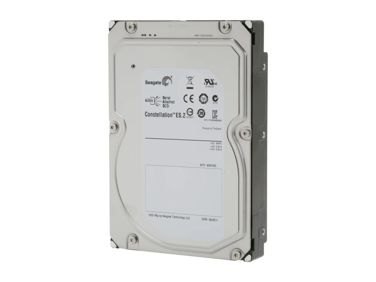 Seagate Seagate ST33000650SS 3TB 7200 RPM 64MB SAS 6Gb/s 3.5" internal hard drive — product photo