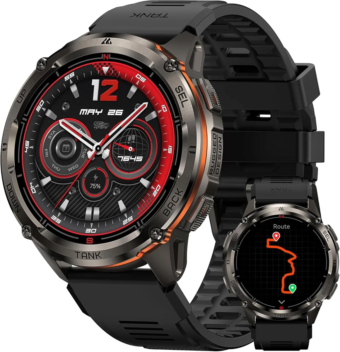 WUQ WUQ Tank T3 Ultra 2 Smart Watch GPS 1.43" AMOLED 470mAh 16 Days 170 Sports — product photo