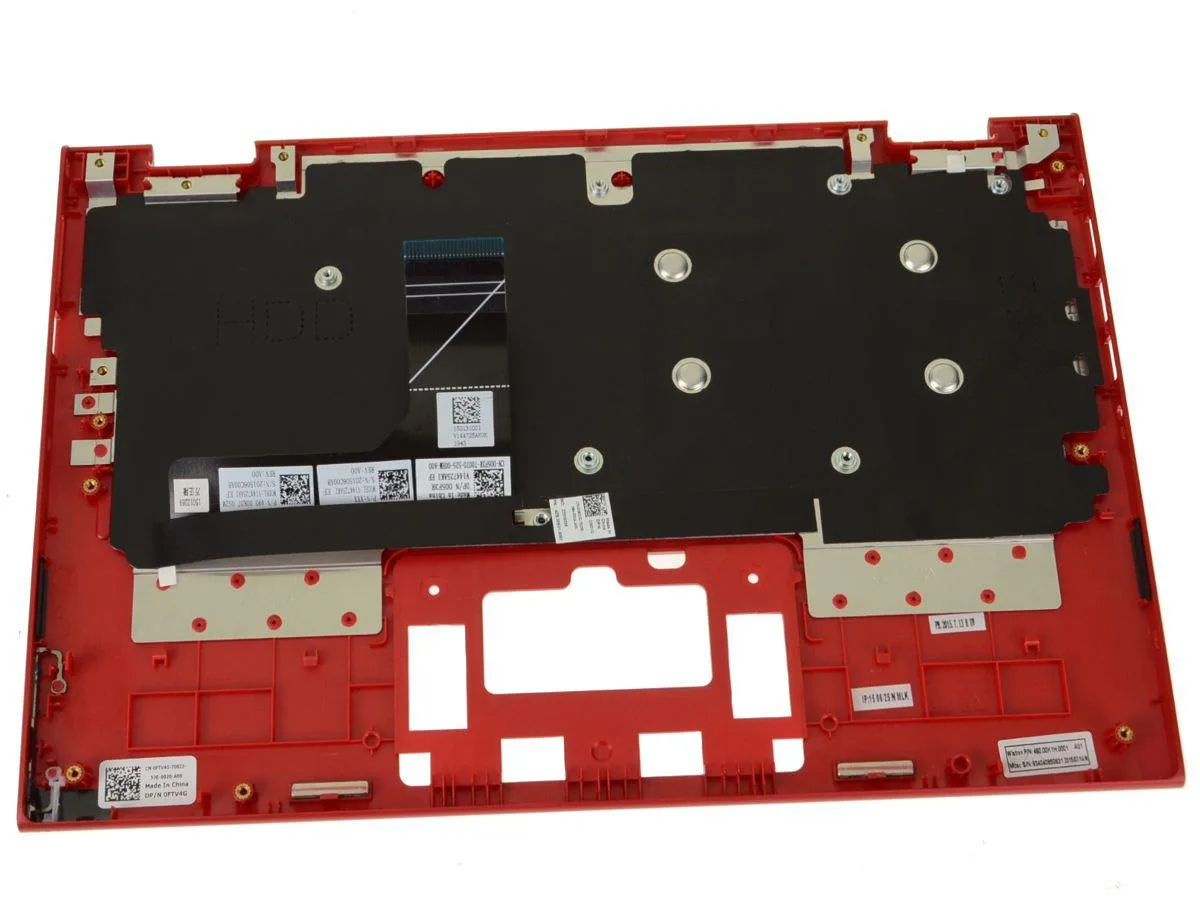 DELL DELL Inspiron 3147 3148 Palmrest Keyboard Assembly French-English RED FTV4G accessory — product photo