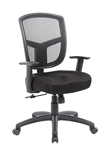 BOSS Office Products BOSS Office Products B6022 Synchro-Tilt Mesh Task Chair — product photo