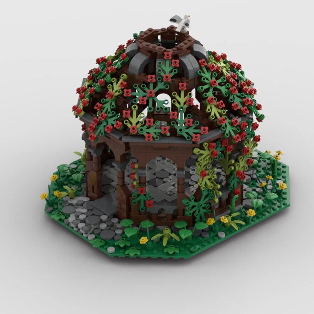 ZITIANYOUBUILD ZITIANYOUBUILD MOC-124111 Royal Pavilion &amp; Garden 1087 Parts — product photo