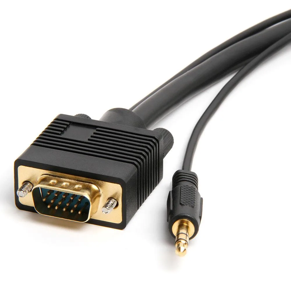CMPLE CMPLE VGA Male-Male Cable 3.5mm Audio 15 ft — product photo