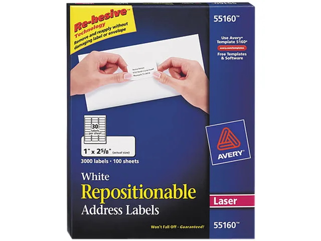 Avery Avery 55160 Laser Labels White 3000 Pack — product photo