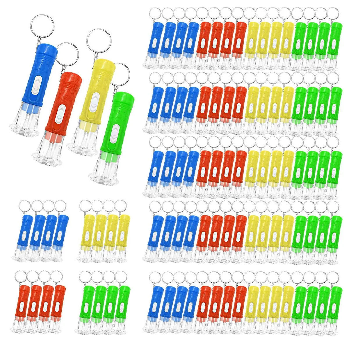  SVICCOOKQ MIL1001-100 Keyholder 100 Pieces Assorted Colors — product photo