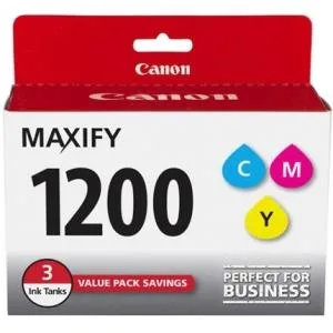 Canon Canon 9232B005 PGI-1200 Color Multipack (C,M,Y) 3 Pack ink cartridges (genuine brands) — product photo
