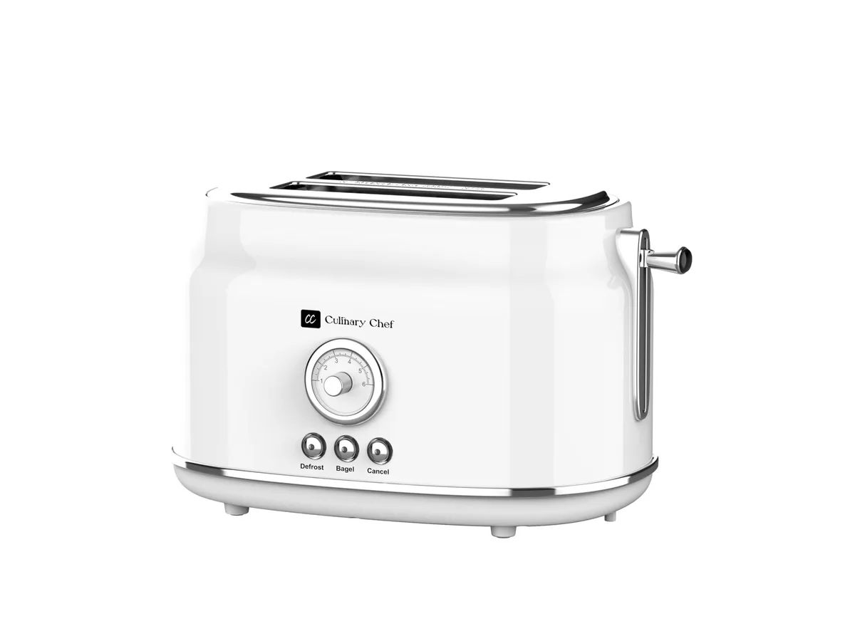  Culinary Chef CCTO102-WHITE 2 Slice Toaster 1500 W Purple — product photo