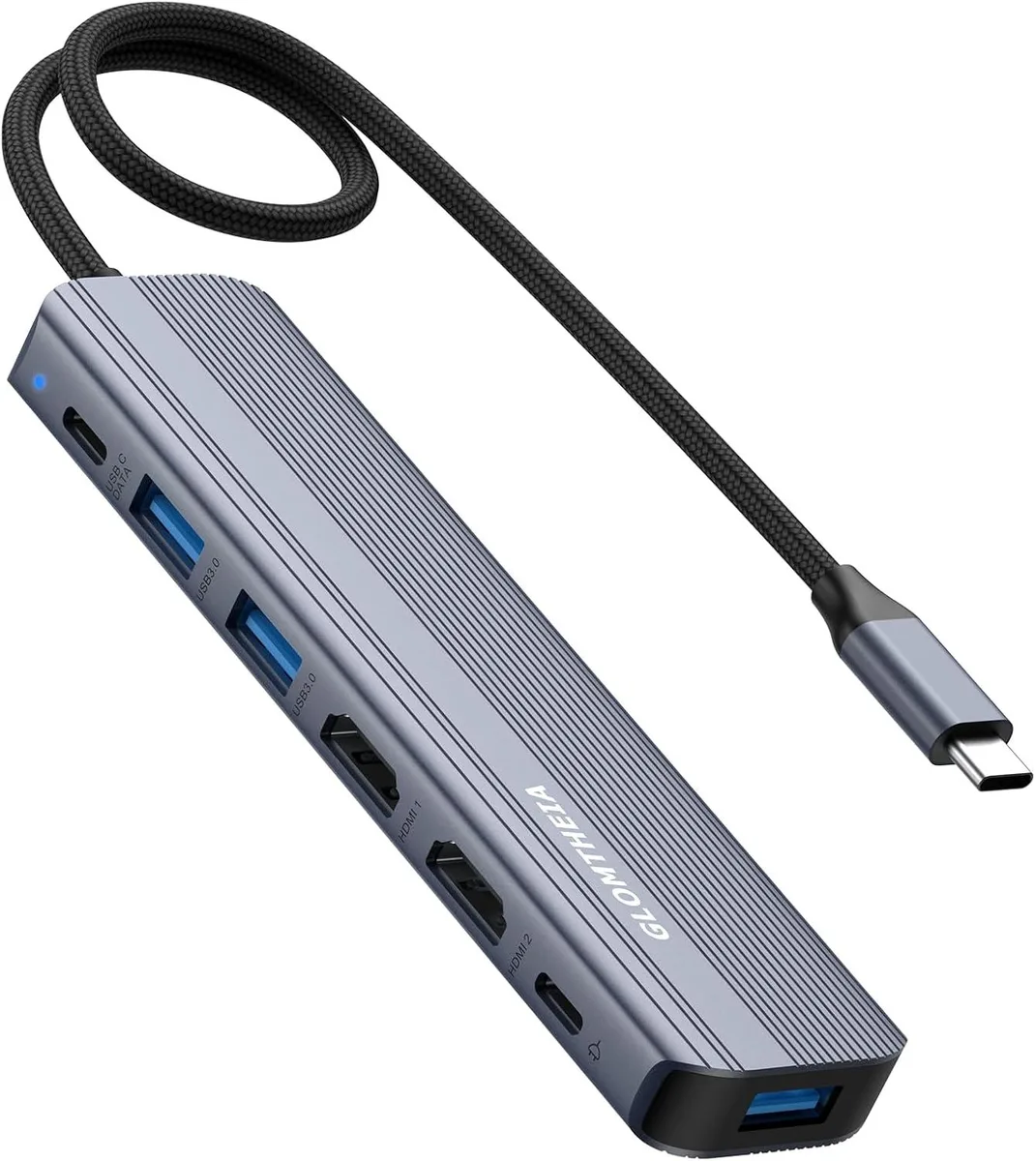 MCHOSE MCHOSE 7-in-1 USB-C Docking Station Dual 4K 60Hz 100W PD 3×USB 3.0 — product photo
