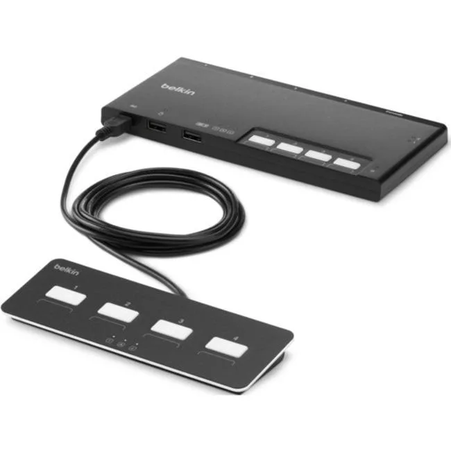 Belkin Belkin F1DN204MODPP4 4-Port Dual Head DP Modular Secure KVM Switch PP 4.0 — product photo