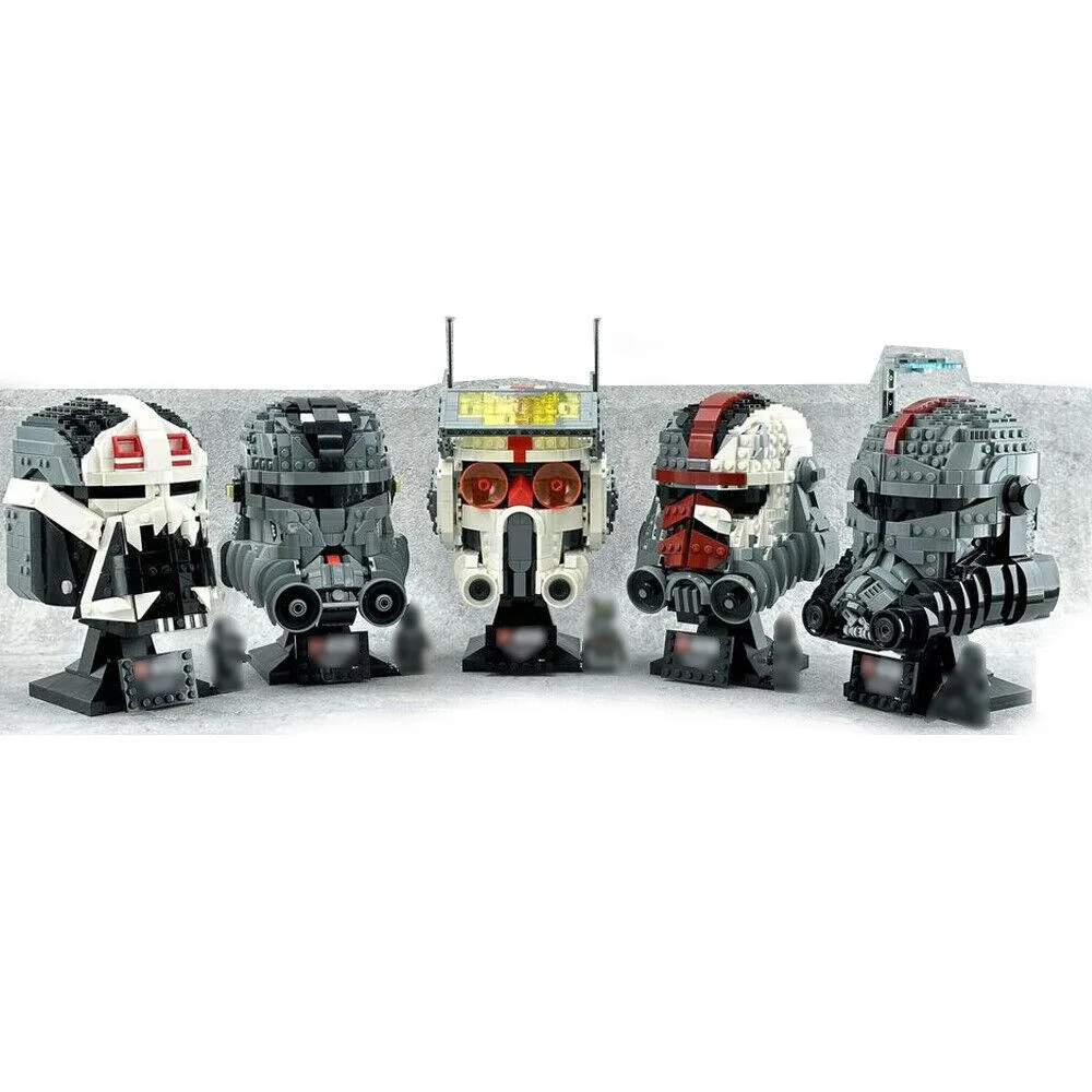 ZITIANYOUBUILD ZITIANYOUBUILD MOC-152720 Squad Helmet 4075 Parts educational building set — product photo
