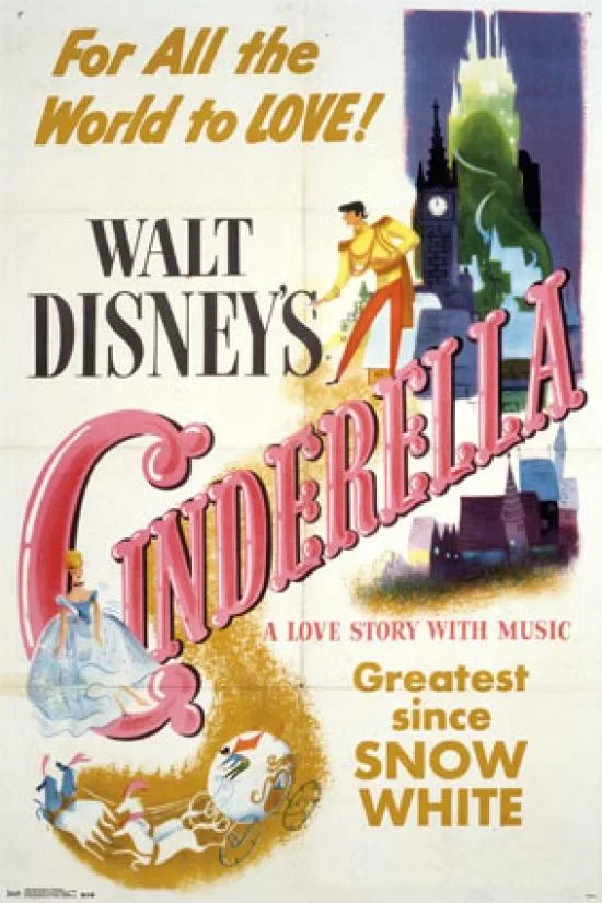 Cinderella poster print 24 x 36 inches on heavy paper