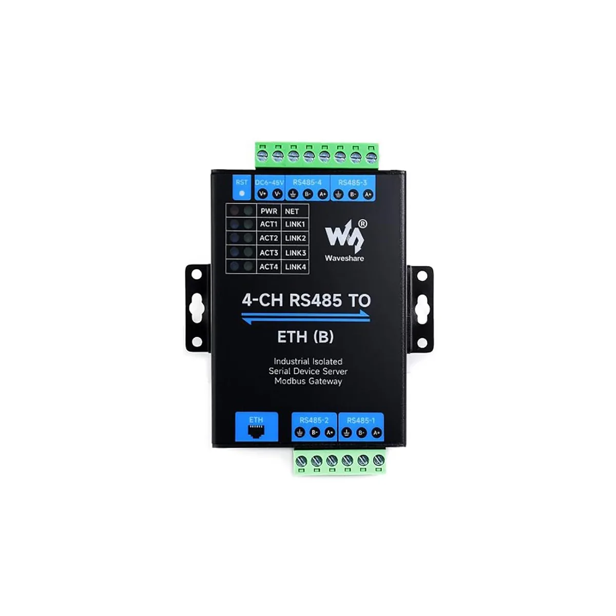 LORDWORLD LORDWORLD 4-Ch RS485 to RJ45 Ethernet Serial Server — product photo
