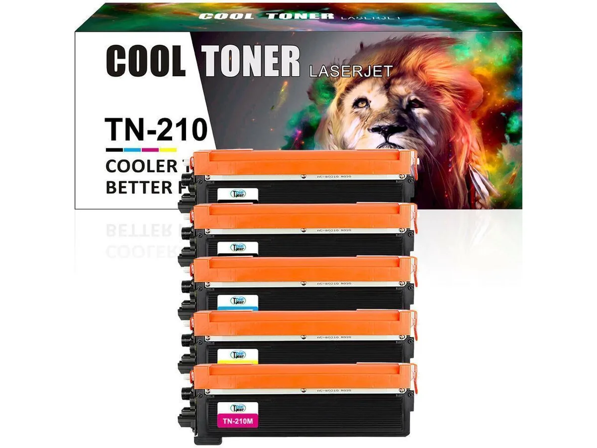 V4ink V4ink TN210 5-Pack Toner Cartridges (1 Set + 1 Extra Black) — product photo