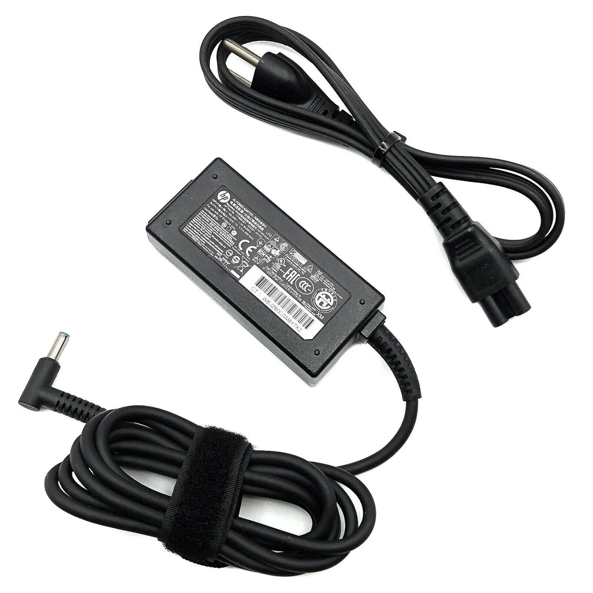 HP HP HSTNN-LA40 45W AC Adapter for Chromebook 14-ak039wm 14-ak040wm with Power Cord — product photo